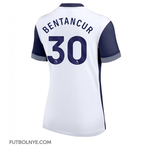 Camiseta Tottenham Hotspur Rodrigo Bentancur #30 Primera Equipación para mujer 2024-25 manga corta